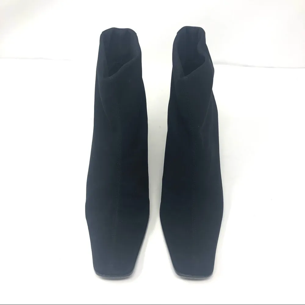 VANELI black fabric & leather booties Size 8.5 - Image 5