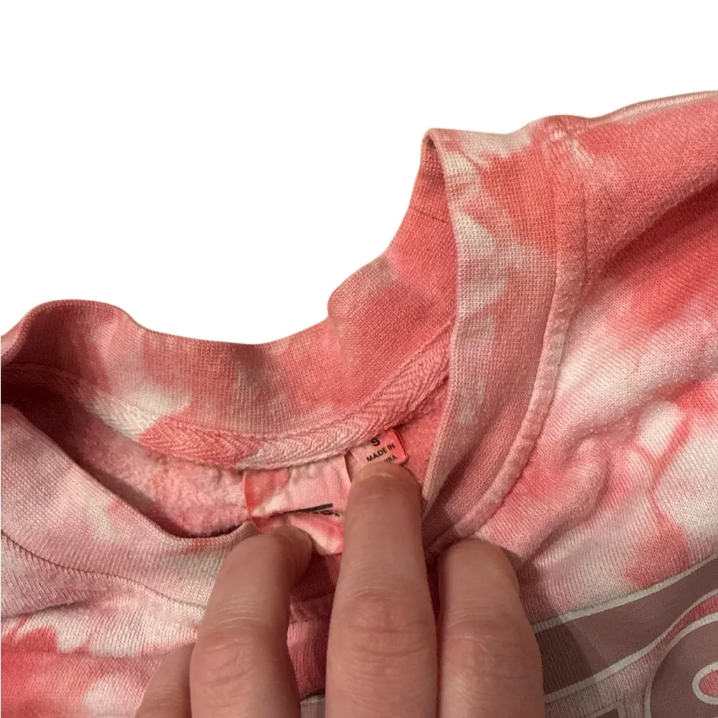 Vans Women's Pink Tie-Dye Crew Neck Sweater - Image 3