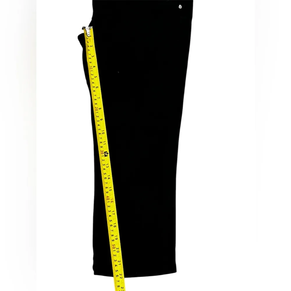 Silver Diva Juniors Women Colombian Jeans Black Cropped Butterflies Size 15 NWOT Blue - Image 7