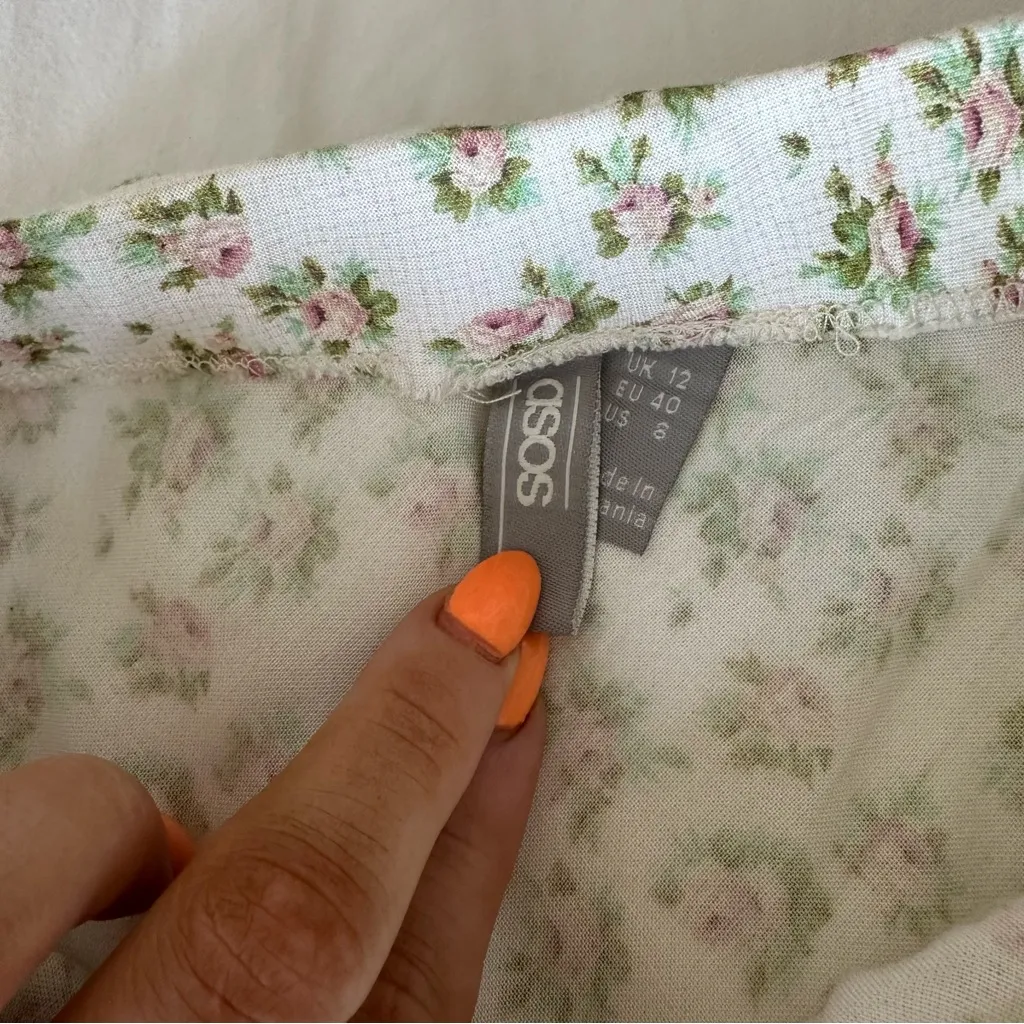 Floral asos midi skirt - Image 4