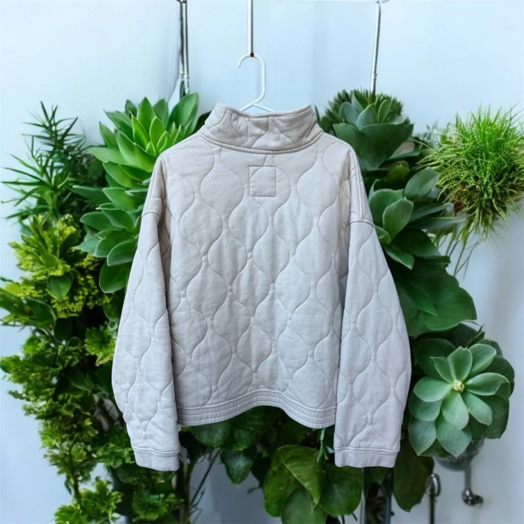 Sanctuary NWT Weekender Toasted Marshmallow Padded Quilted Jacket Size 1X - Image 3