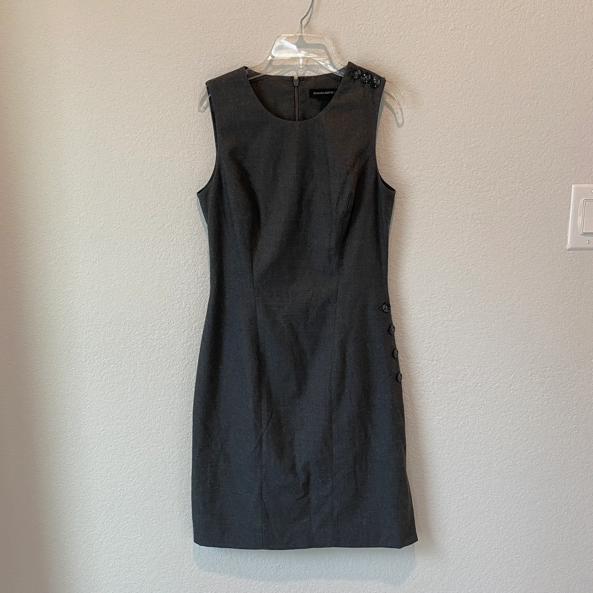 Career Wear Side Button Sheath Dress size 2 - Image 2