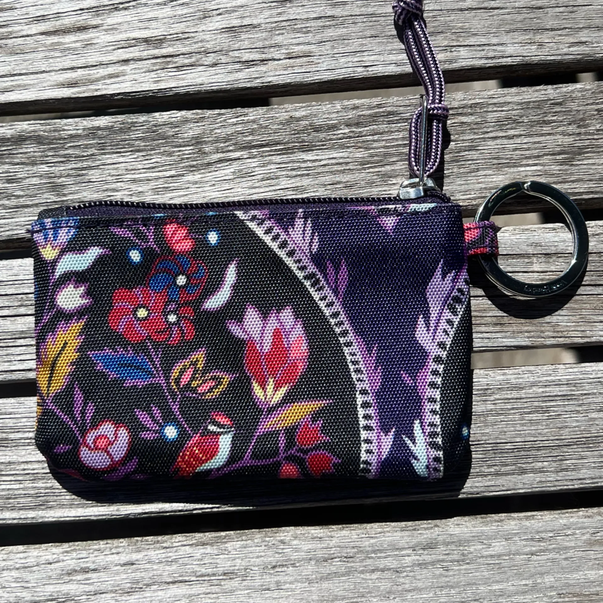 Vera Bradley foxwood meadow and black ID/credit card holder - Image 3