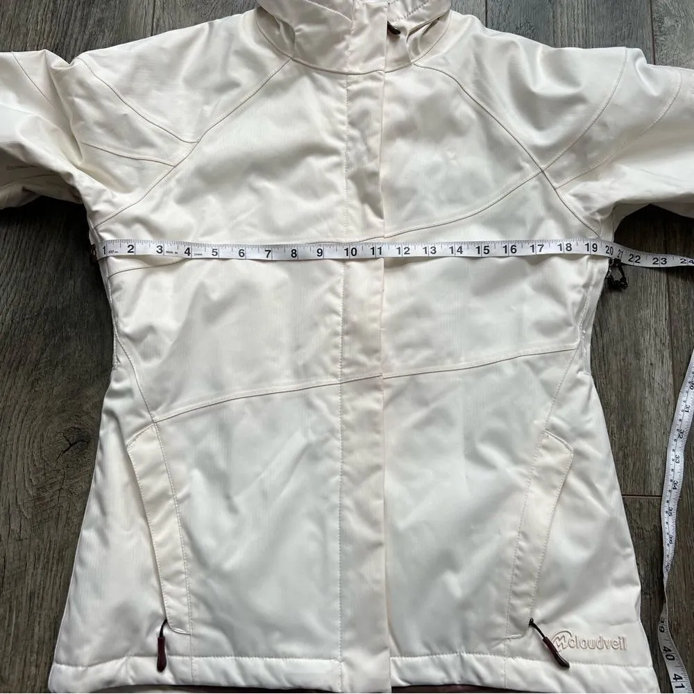 Cloudveil Jackson Hole, Wyoming Women's Koven Ski Snowboarding Jacket Medium White - Image 9
