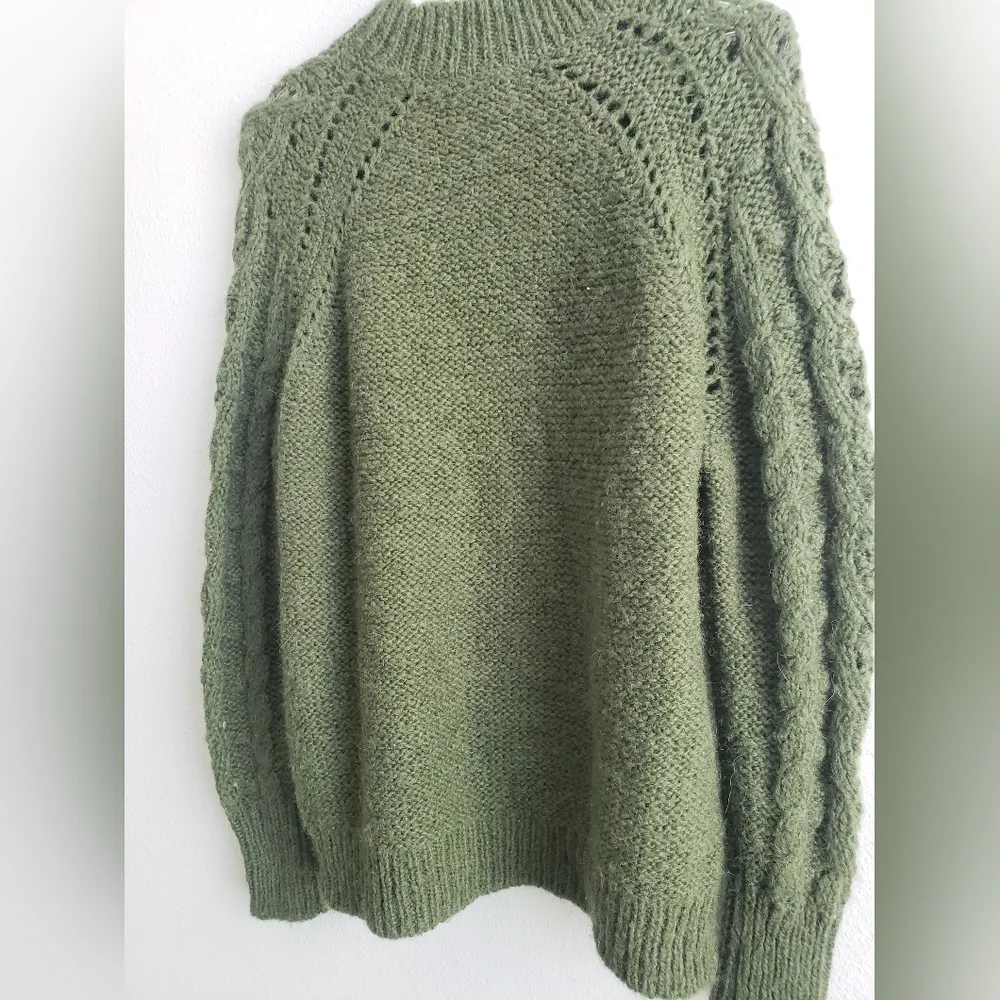 J.Crew Cable-knit pointelle sweater with popcorn flowers - Image 6