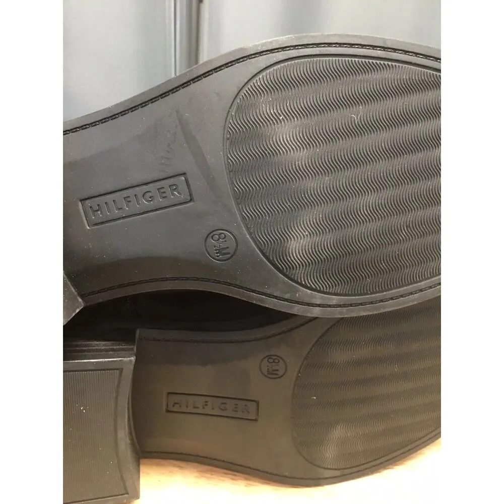 Tommy Hilfiger Women's Black Iviann High Shaft Riding Boots Shoes Size 8.5M - Image 8