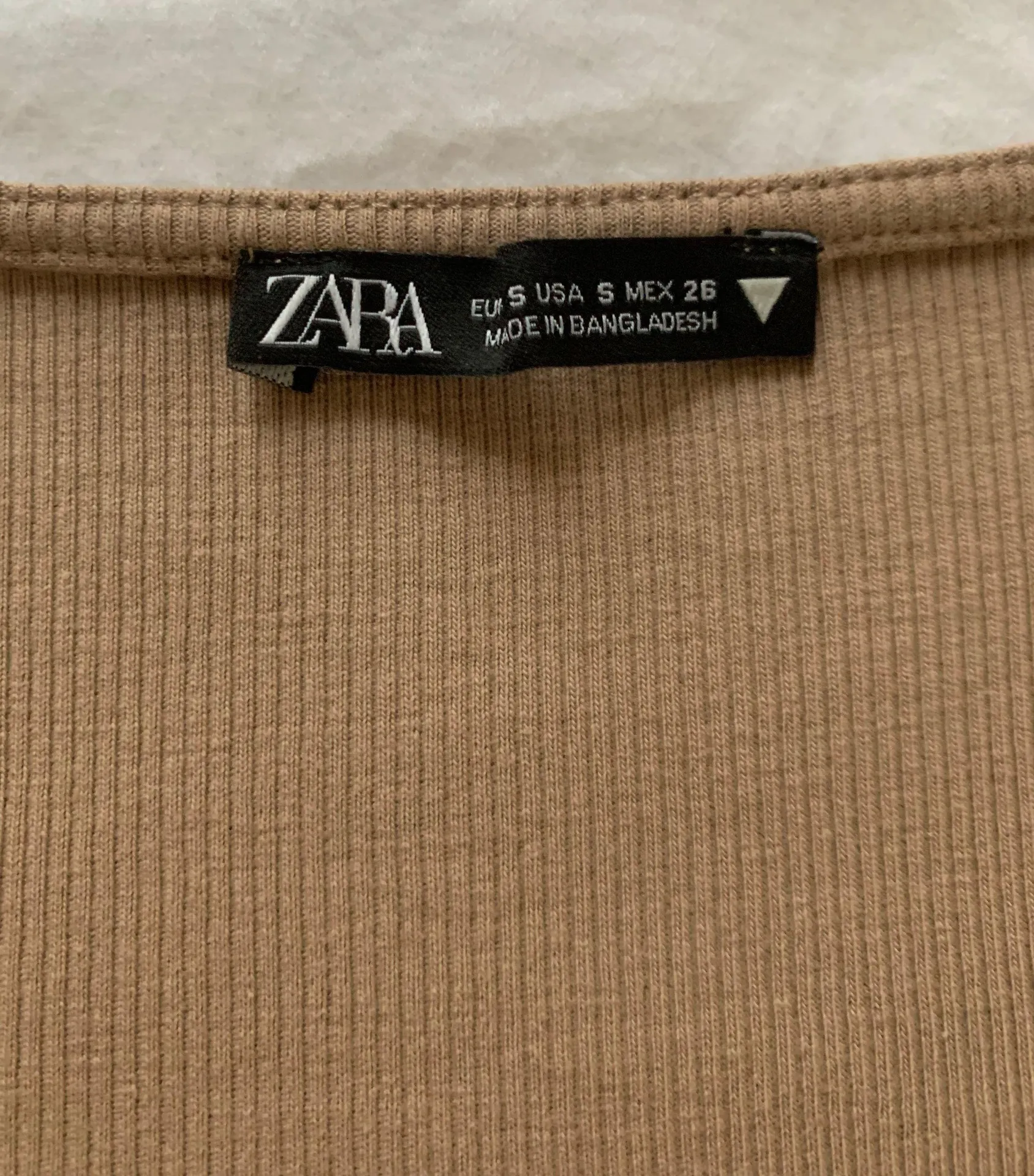 ZARA Long Sleeve Crop Top - Image 3
