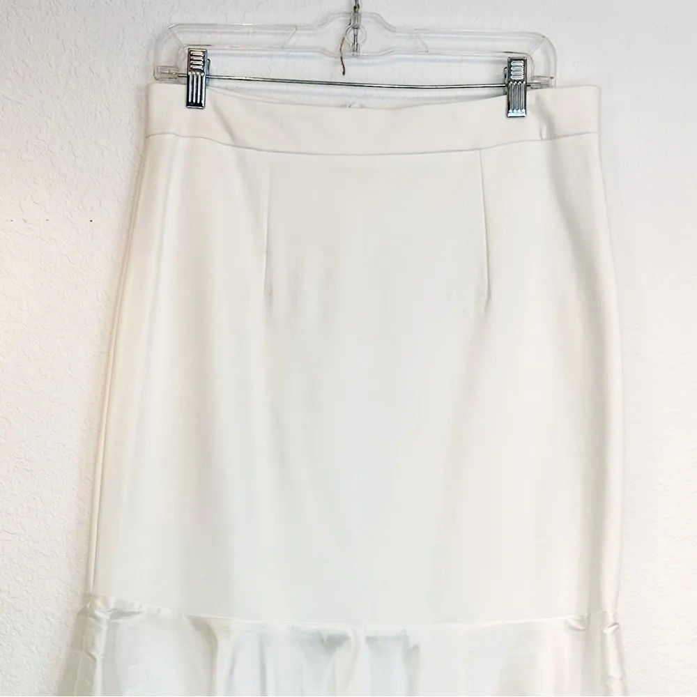 Vita Grace Sienna Cocktail Contrast Fit n Flare Skirt Alabaster Size 12 - Image 3