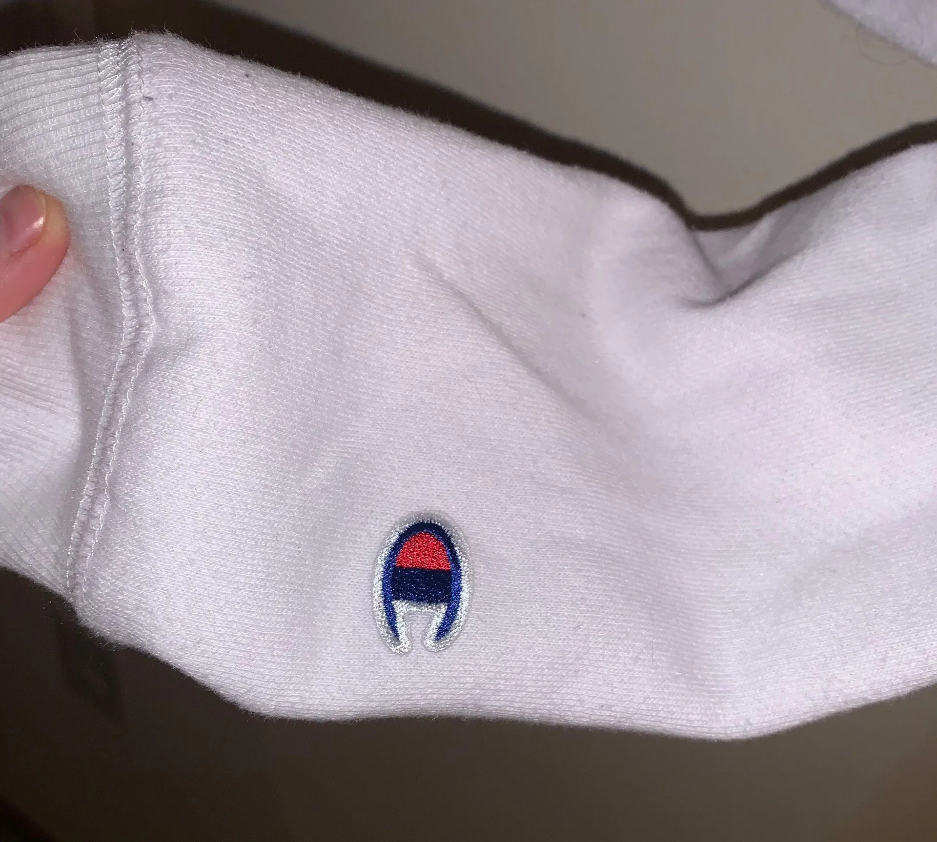 Champion White Cropped Hoodie - Image 6