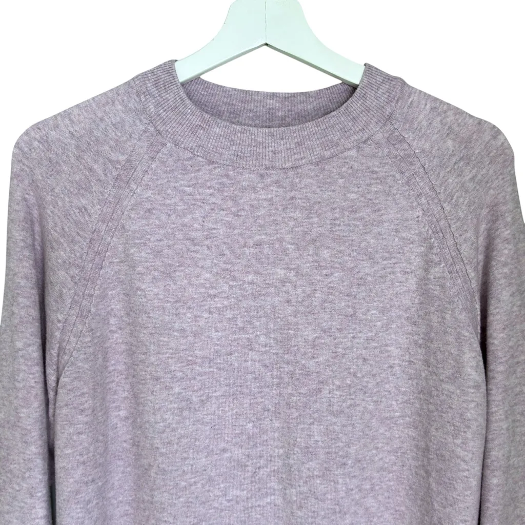 a new day Purple Crewneck Knit Sweater Top Casual Long Sleeve Women’s Medium - Image 2