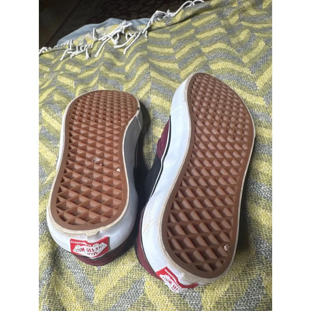 Vans Slip-On PopCush, Maroon & Black, Men’s 6 / Women’s 7.5 - Image 6