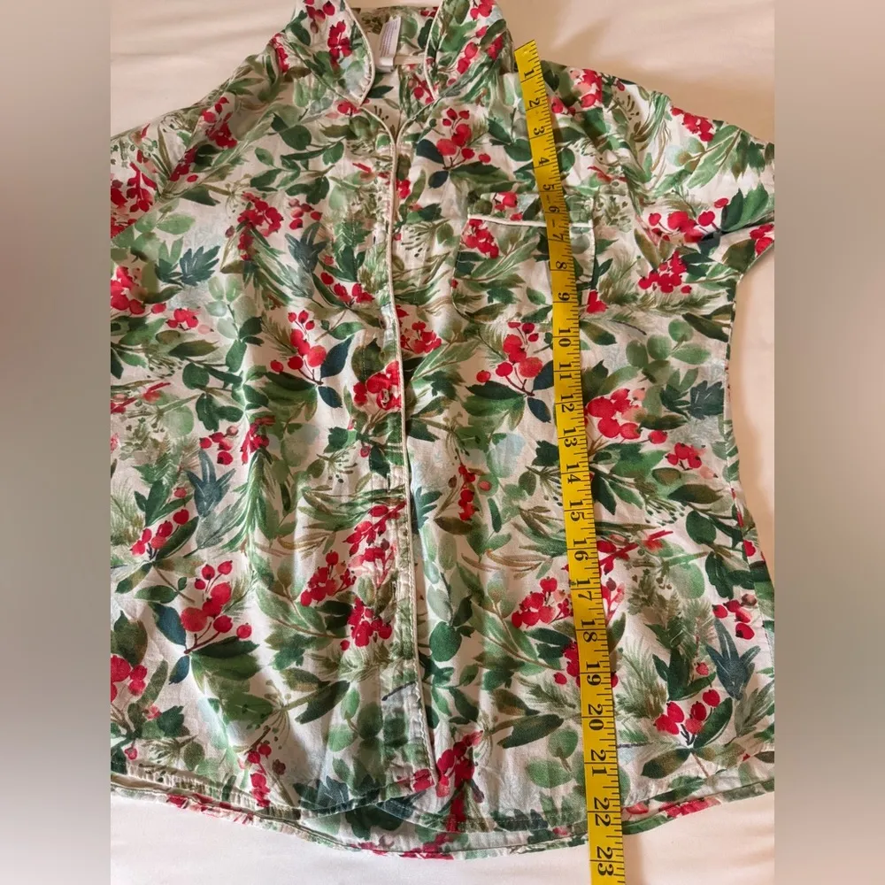 Stars Above 100% Cotton Pajamas Set Juniper Holly Pip Cranberry S Small F - Image 14