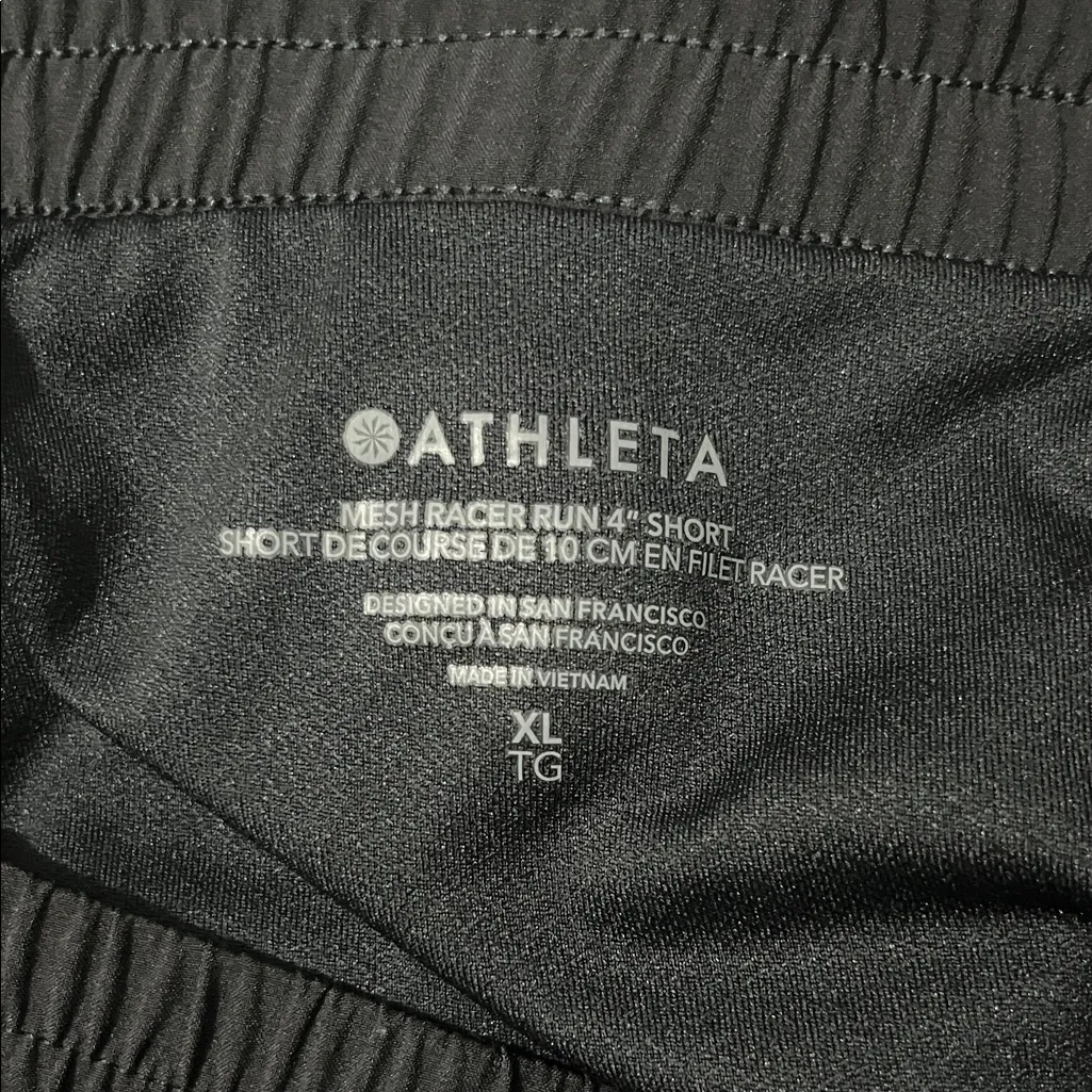 Athleta Mesh Racer Run 4” Shorts Size XL - Image 11