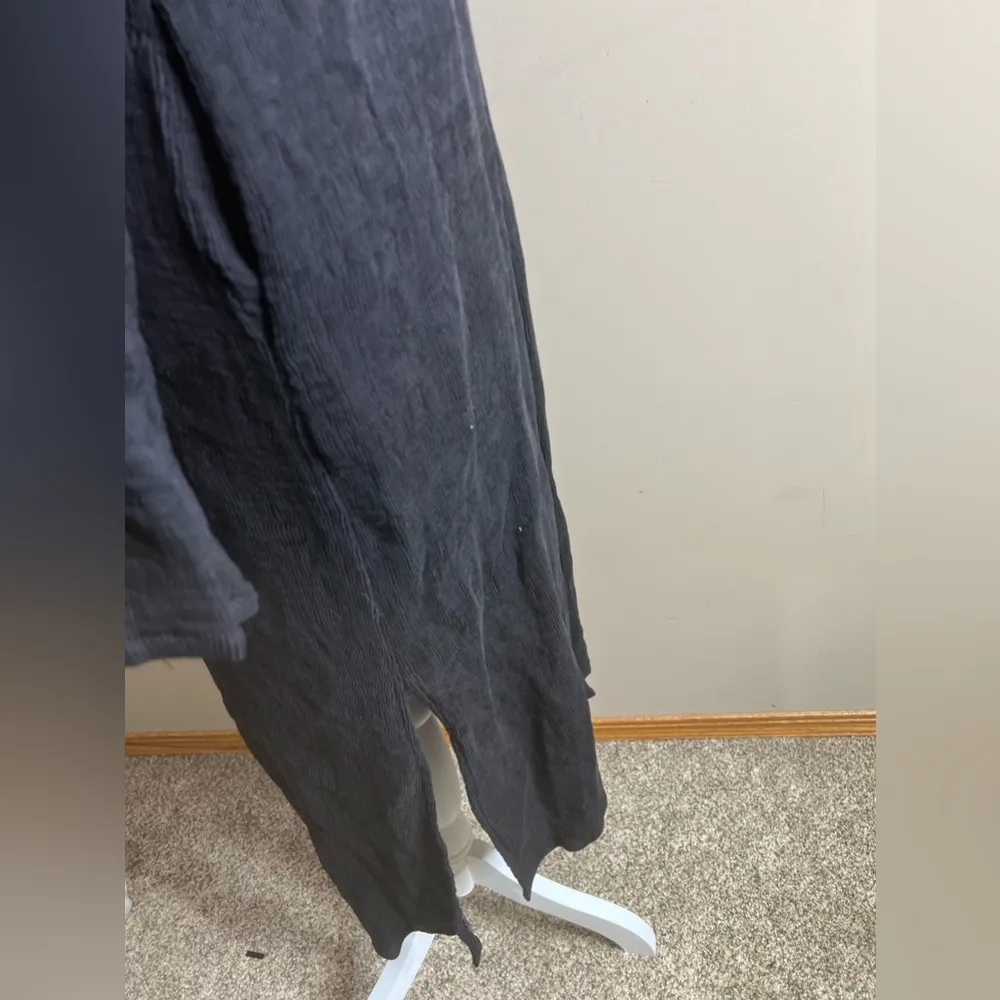 Fate by LFD black duster shirt textured look small - Image 9