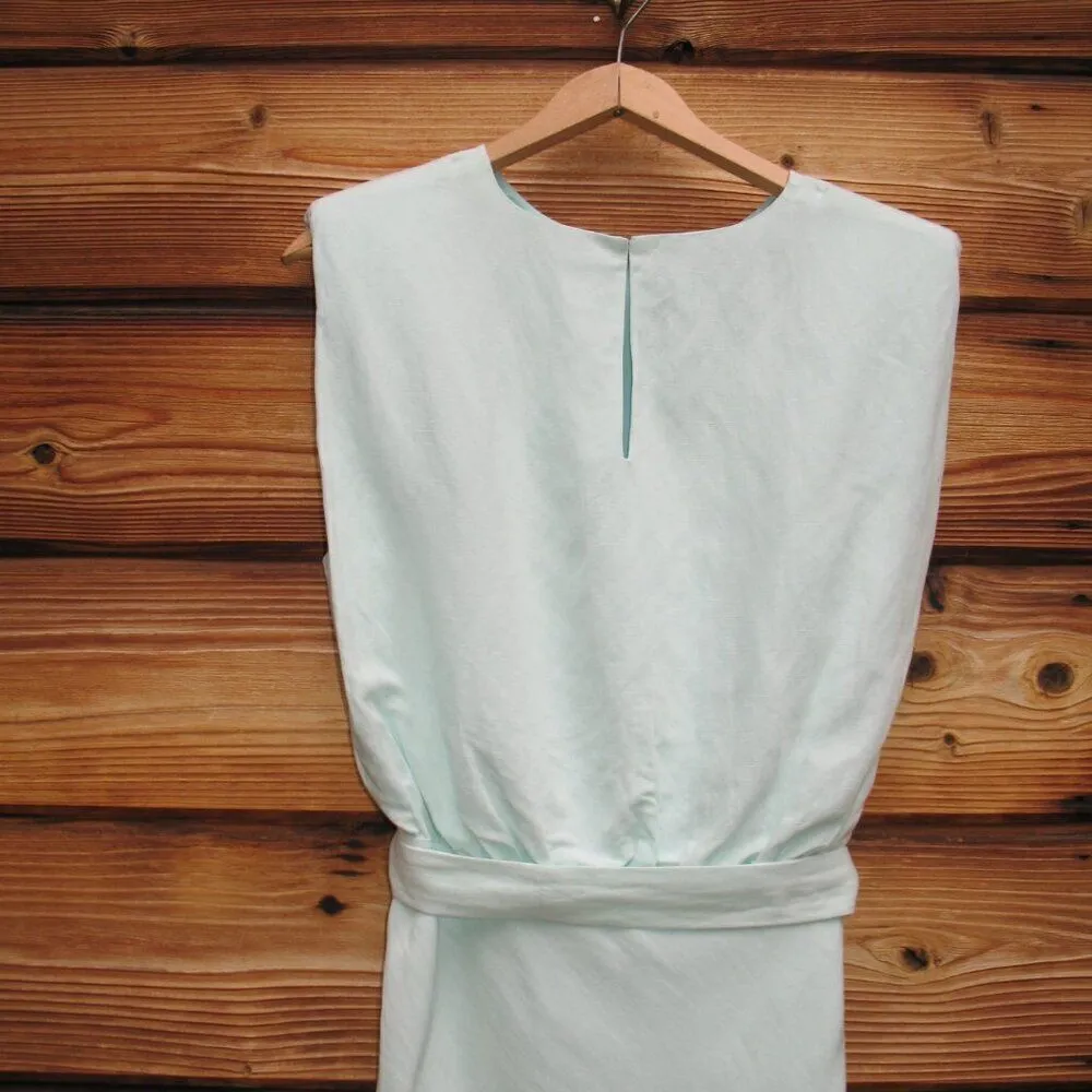 Amanda Uprichard Isaiah Linen Blend Dress - Image 9