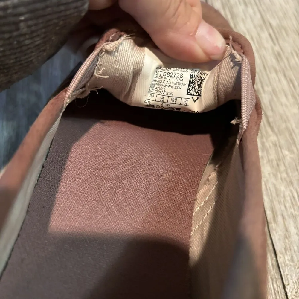 SPERRY TOP-Sider Women's Mauve Seaside Emboss‎ Memory Foam Sneaker Size 7 - Image 8