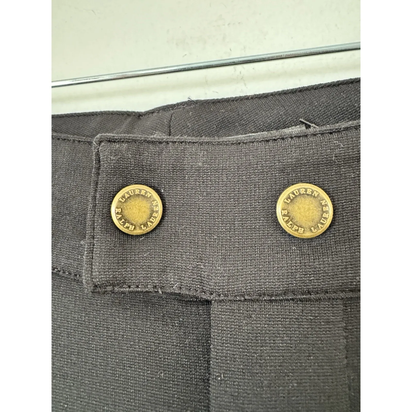 NWT Ralph Lauren Black Ponte Jodhpur Skinny Riding Pants Sz XS - Image 5