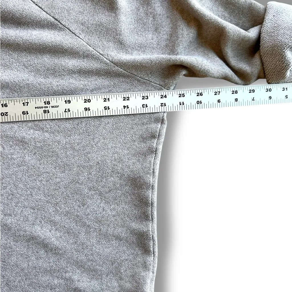 Customized women's crop sweatshirt, Tan/gray Taupe 90s Style Merona 2XL Comfy! Gray Size 2X - Image 7