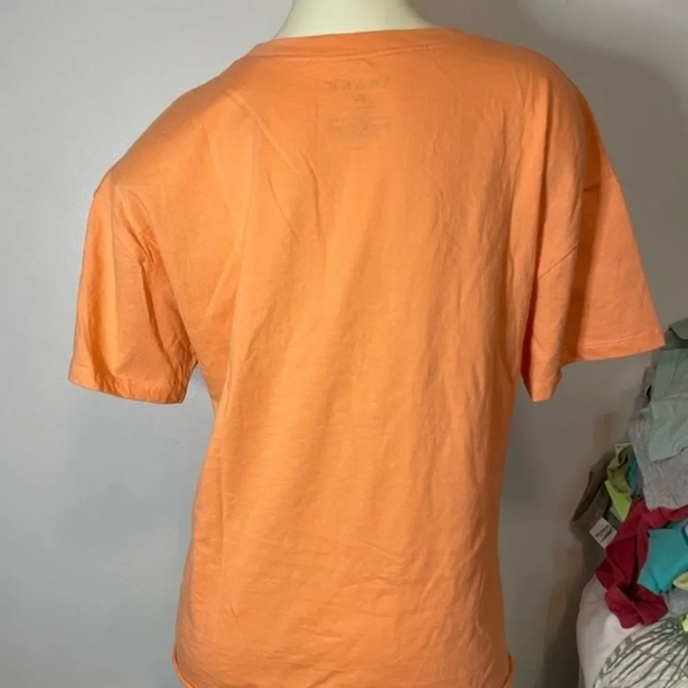 Women's Awake Orange Graphic Tee Size XL - Image 2