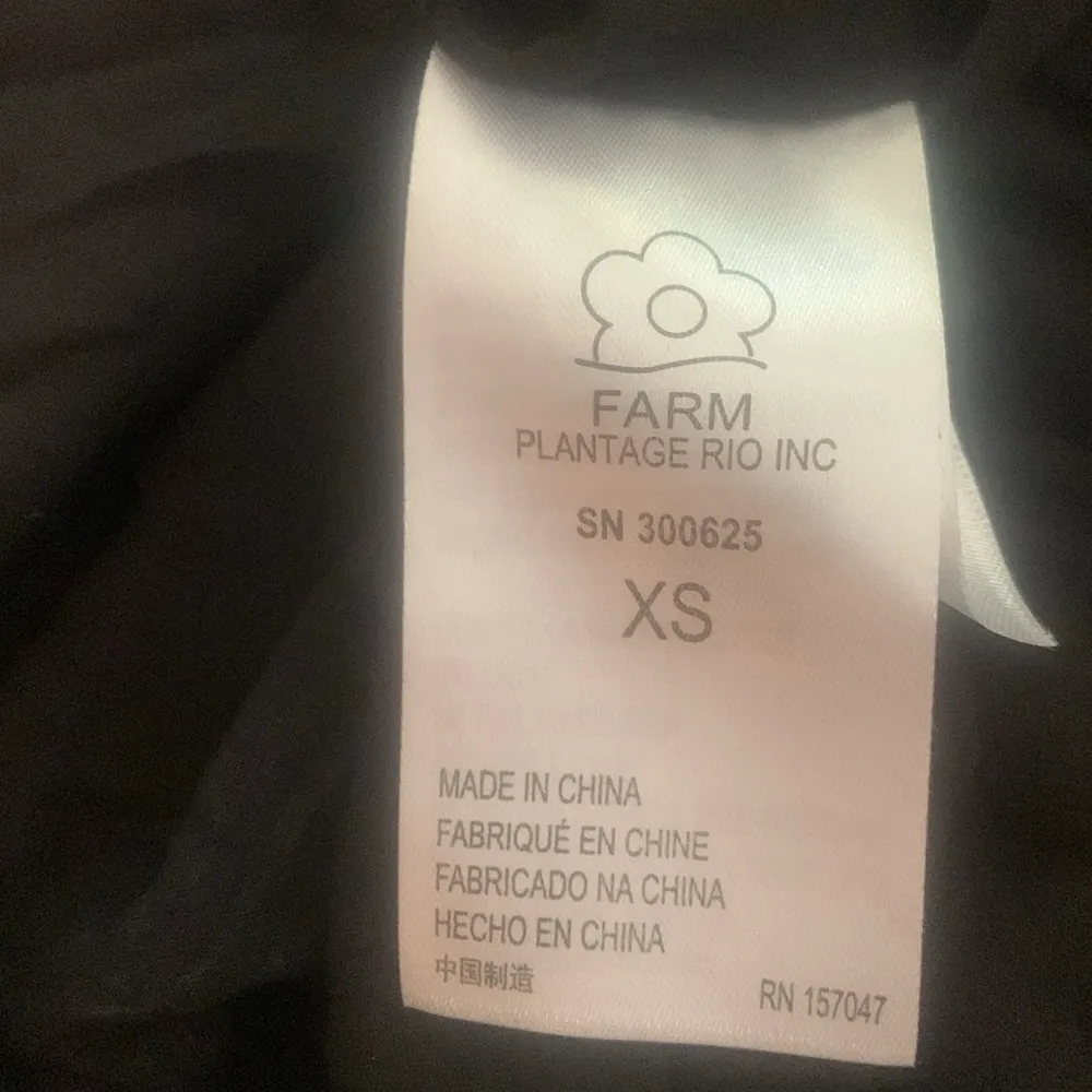 FARM RIO Macaw Island Printed Maxi Dress Tropical Vacation XS Black - Image 16