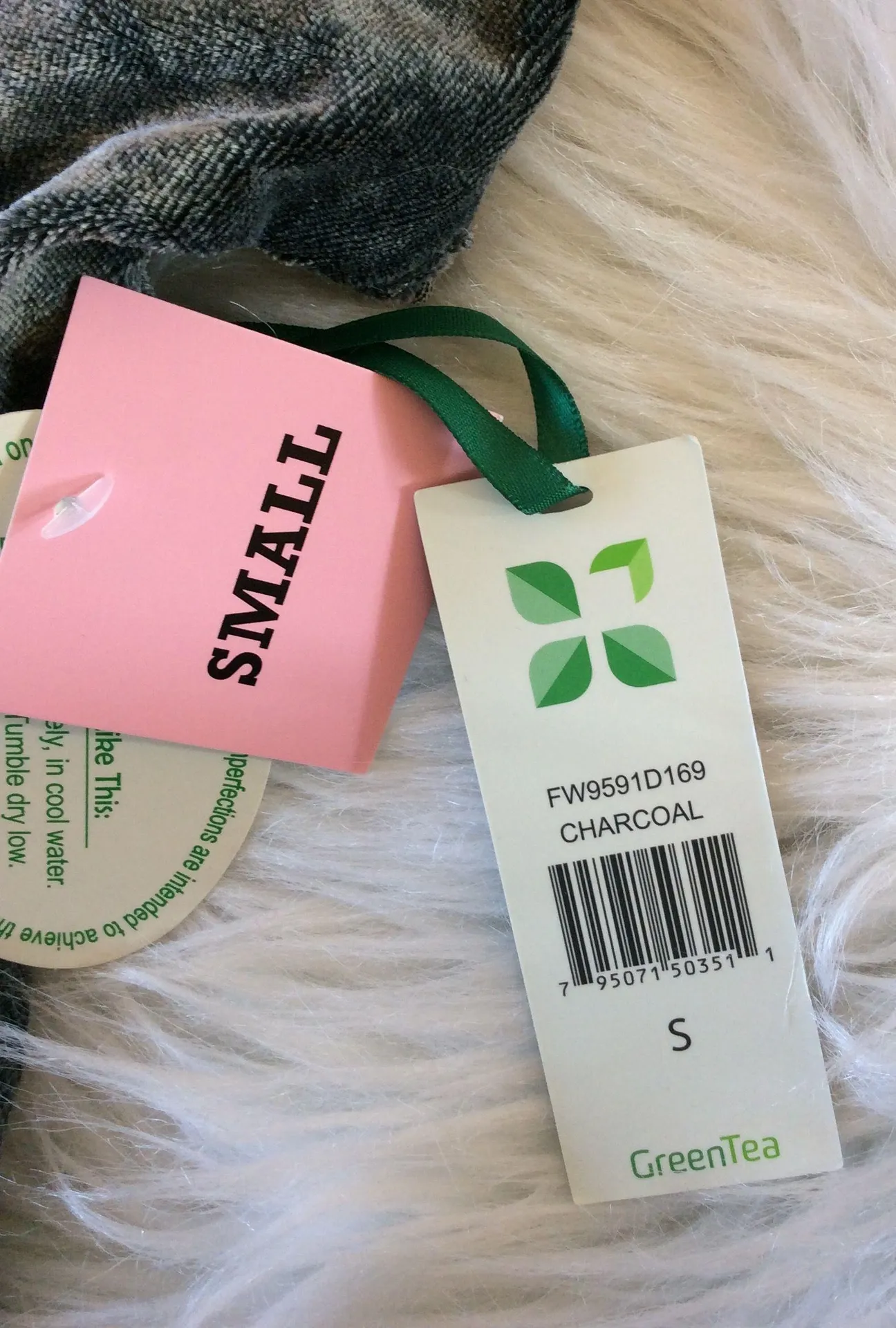 Crushed Velvet Top Charcoal Gray Womens Small Shirt NWT - Image 9