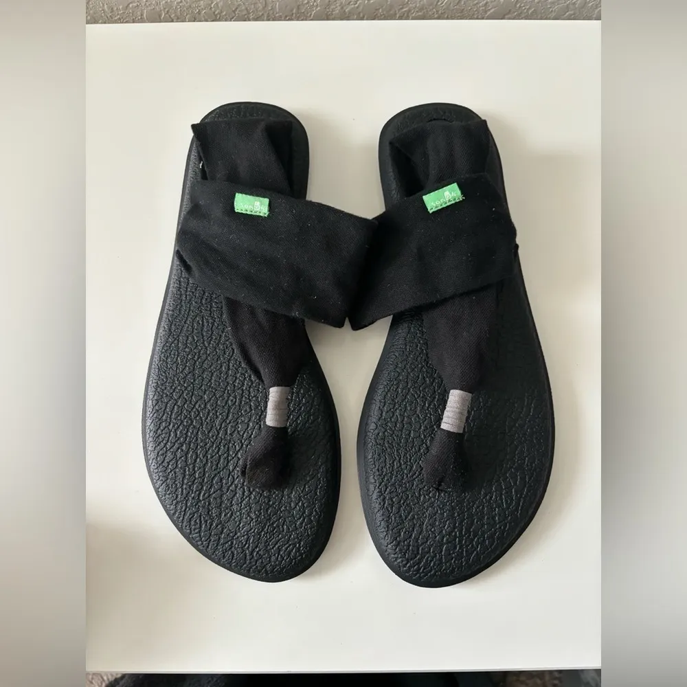 Sanuk Black Yoga Sling 2 SZ 8 - Image 6