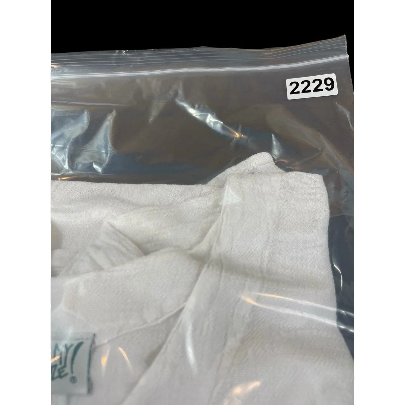 Oh My Gauze 2X White 100% Cotton Crinkle Gauze Knit Top Women’s Lagenlook - Image 13