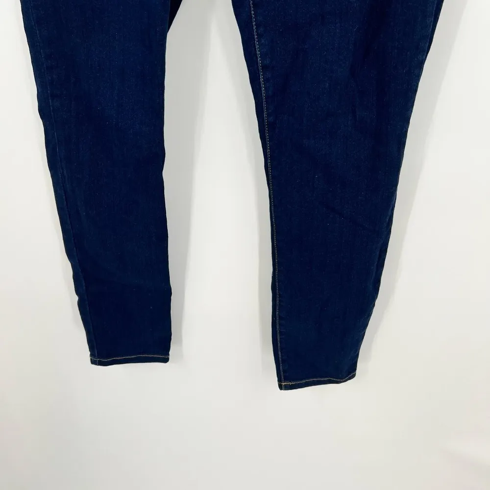 NEW Michael Kors overdyed indigo dark wash skinny style blue jeans size 8 - Image 8