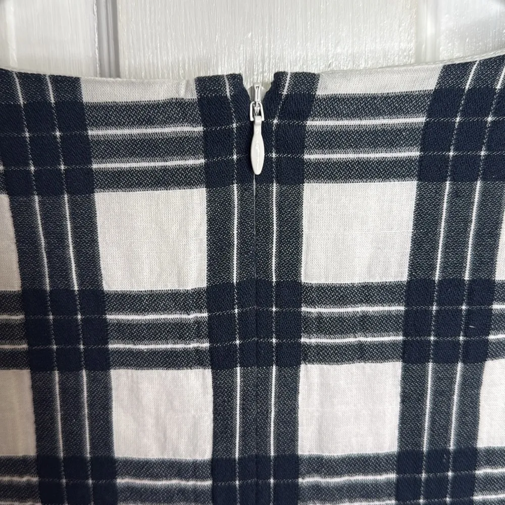 Madewell Bell-sleeve Leighton Plaid Tunic Cotton Dress NEW with tag W1532 Sz 00 - Image 11