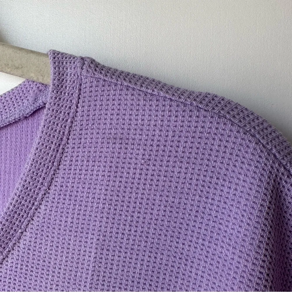 Tommy John Zen Waffle Tee in Lavender Purple Size L - Image 6