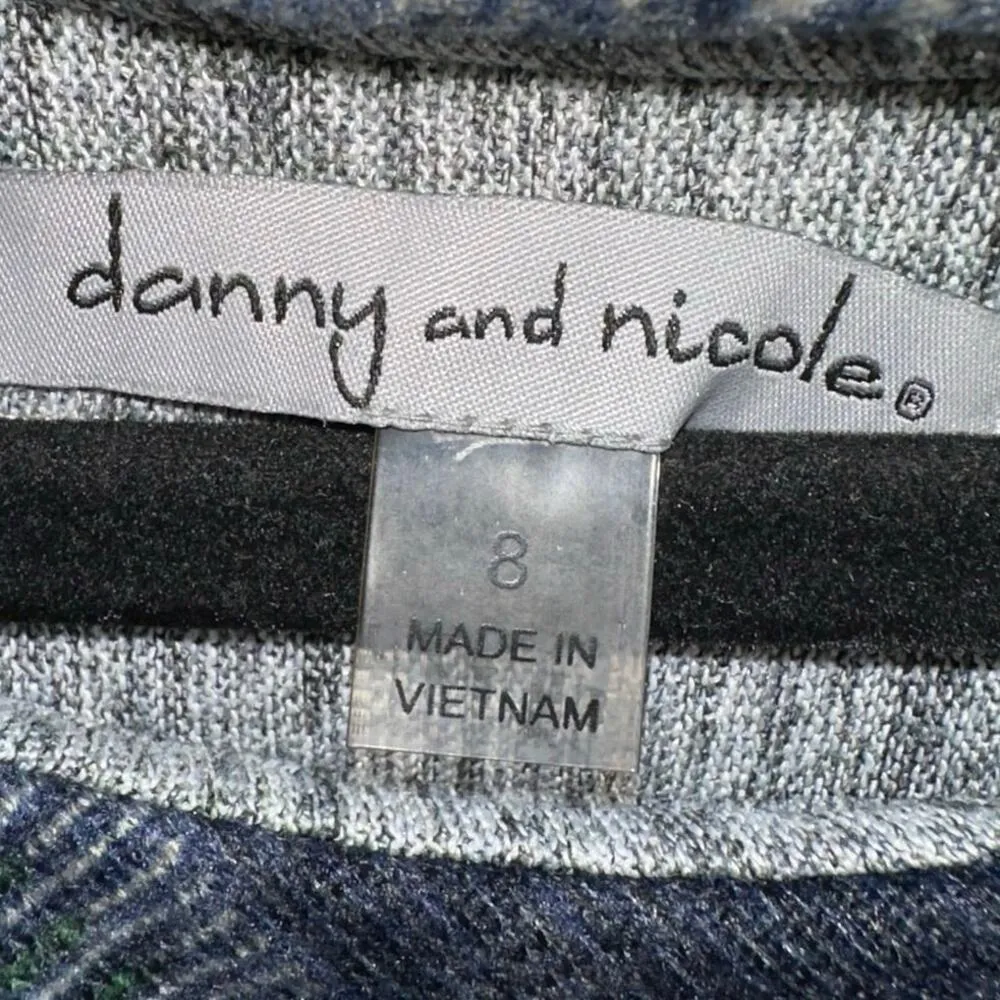 Danny and Nicole Mixed Stripe Belted Midi Dress - Image 3