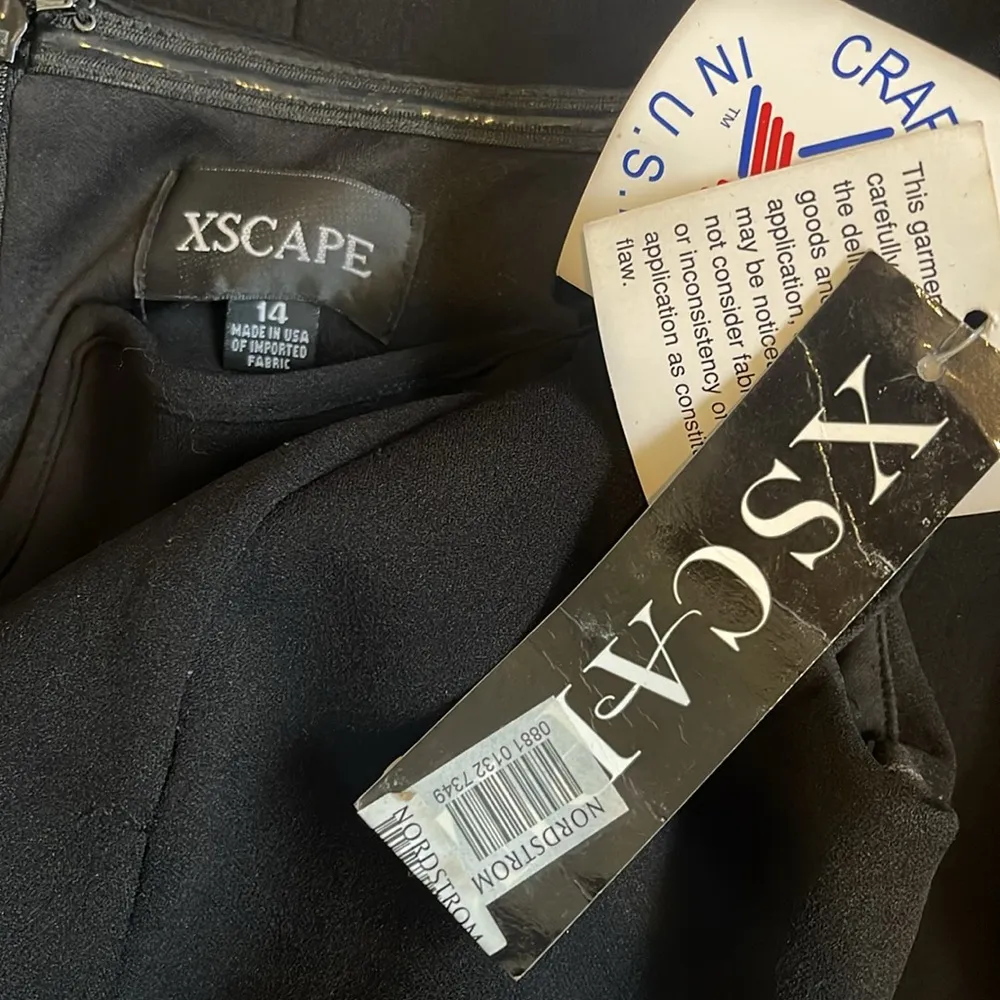 NWT Xscape Black Off The Shoulder Gown - Image 9