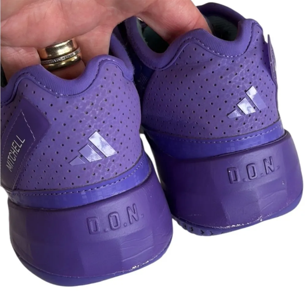 Adidas D.O.N. Issue #4 Donovan Mitchell Throwback Utah Jazz Sneakers Size 6 1/2 - Image 11