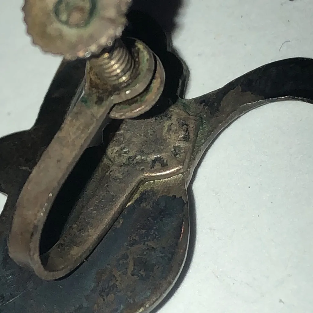 Mexico Sterling Silver Water Pitcher Jug Screw Back Earrings - Image 7