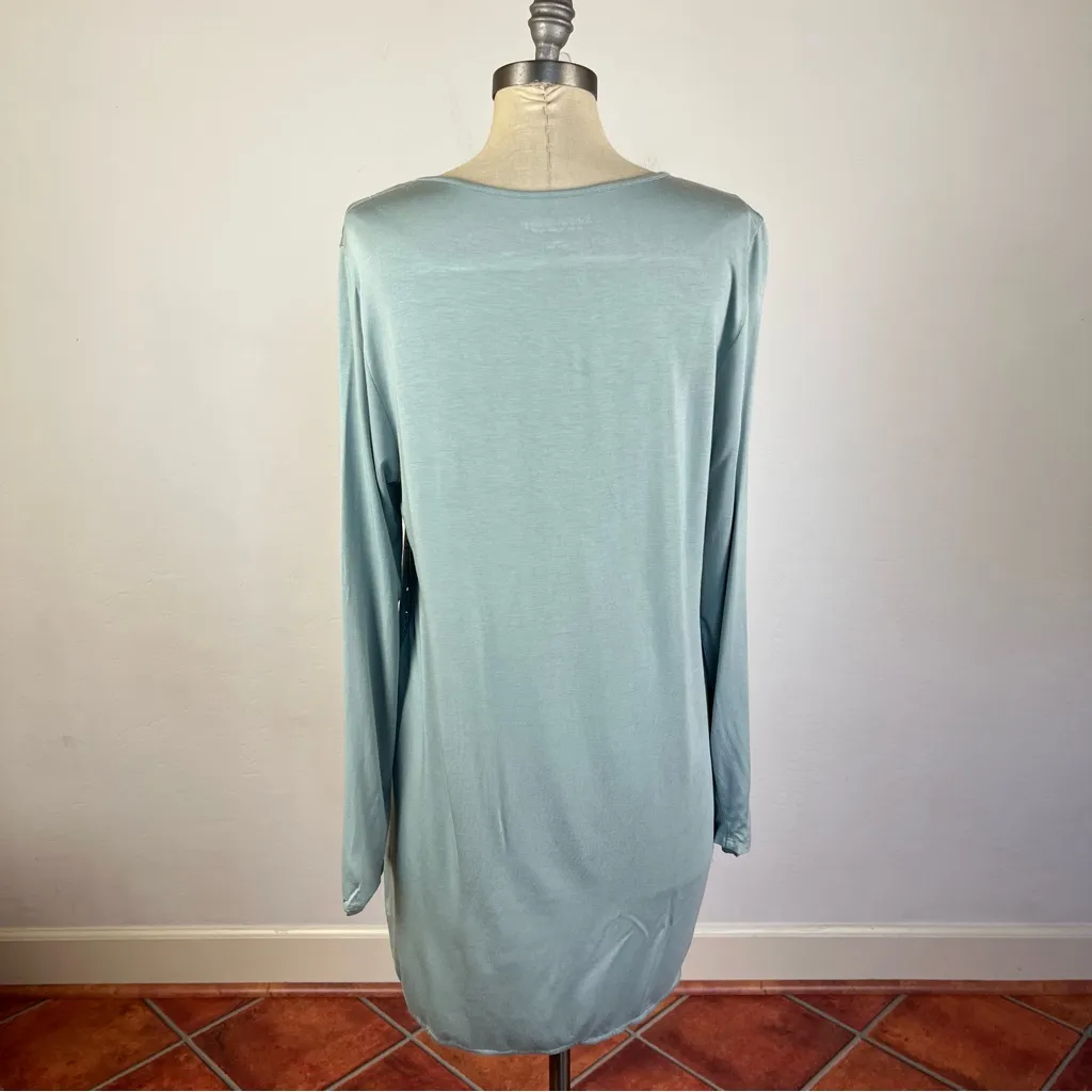 Soft Surroundings Soft Blue Long Sleeve Top - Image 5