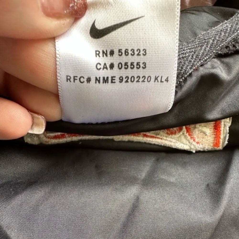 NIKE Oregon State University OSU Windbreaker Lightweight Runner's Zip Jacket L - Image 11