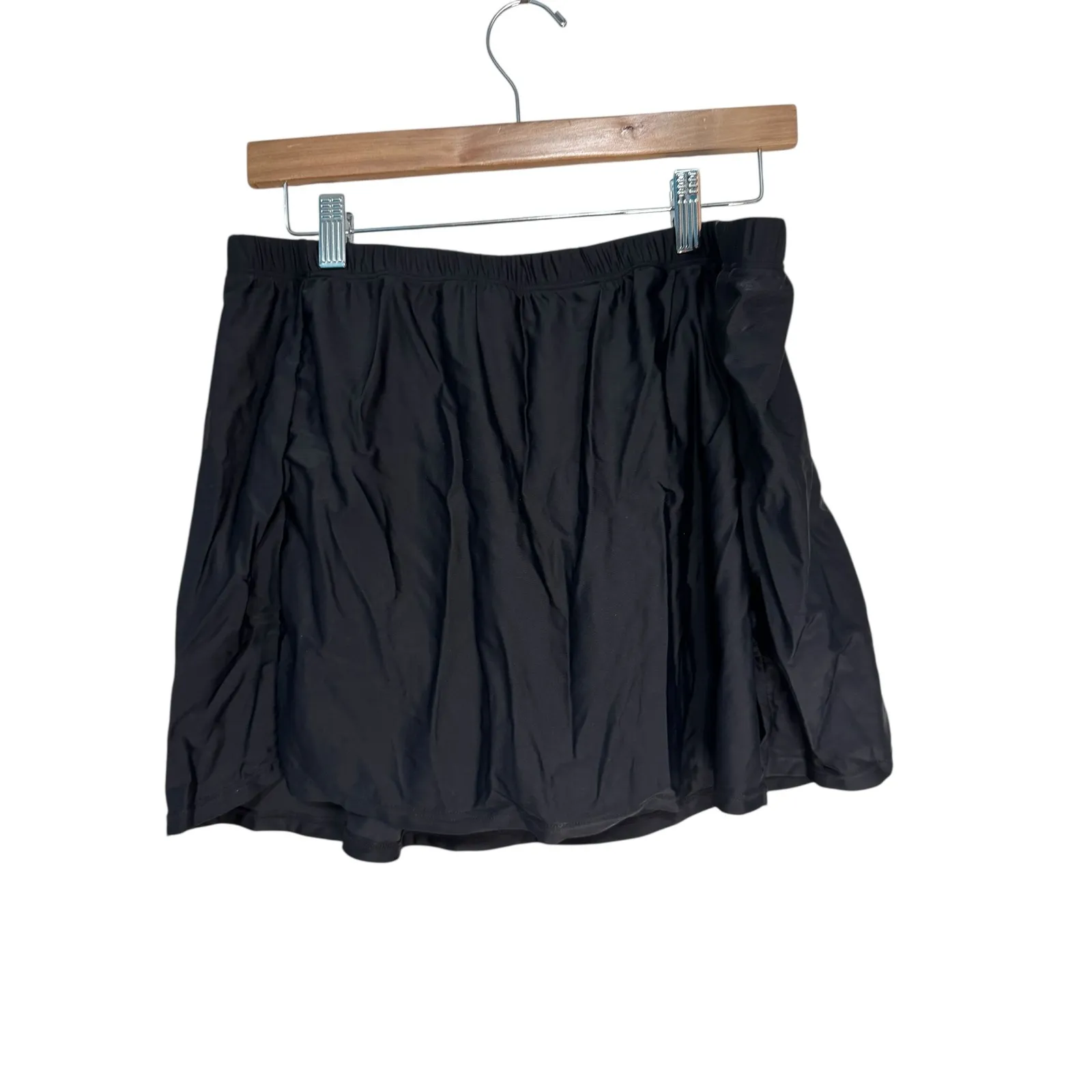 Daci 16W Floral Swim Dress Tankini Top Skirt Swimsuit Black Orange Yellow Purple - Image 11