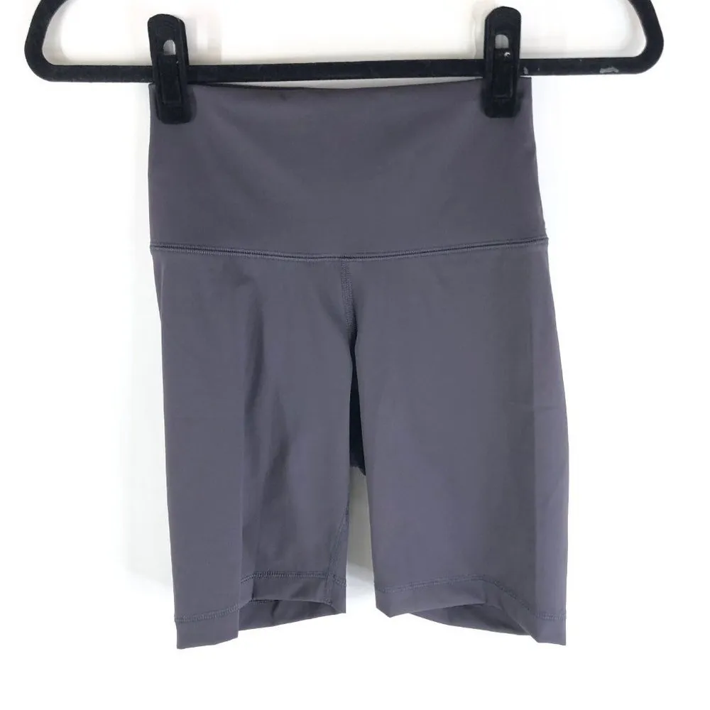 Everlane Womens The Perform Bike Short High Waist Sweat-Wicking Gray XS - Image 3