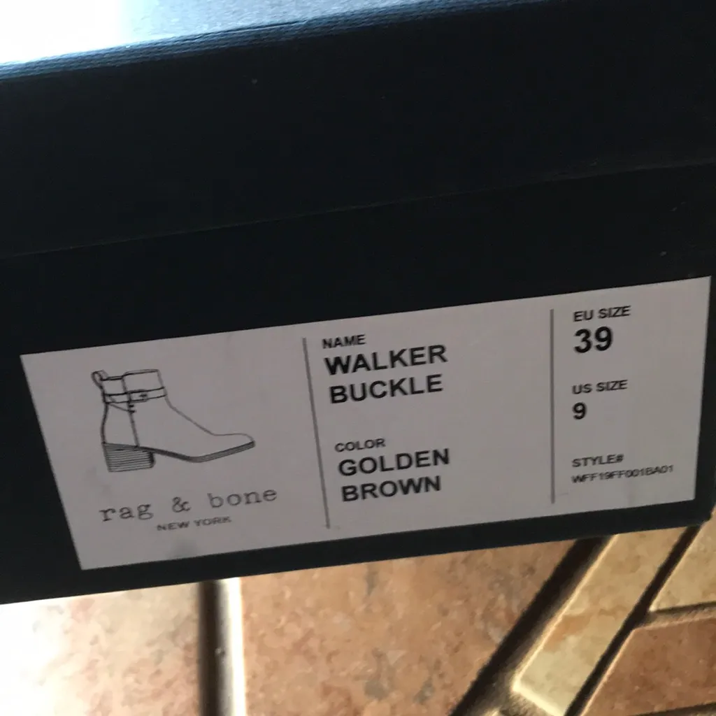 Rag and Bone  Walker Buckle Boots NEW - Image 5