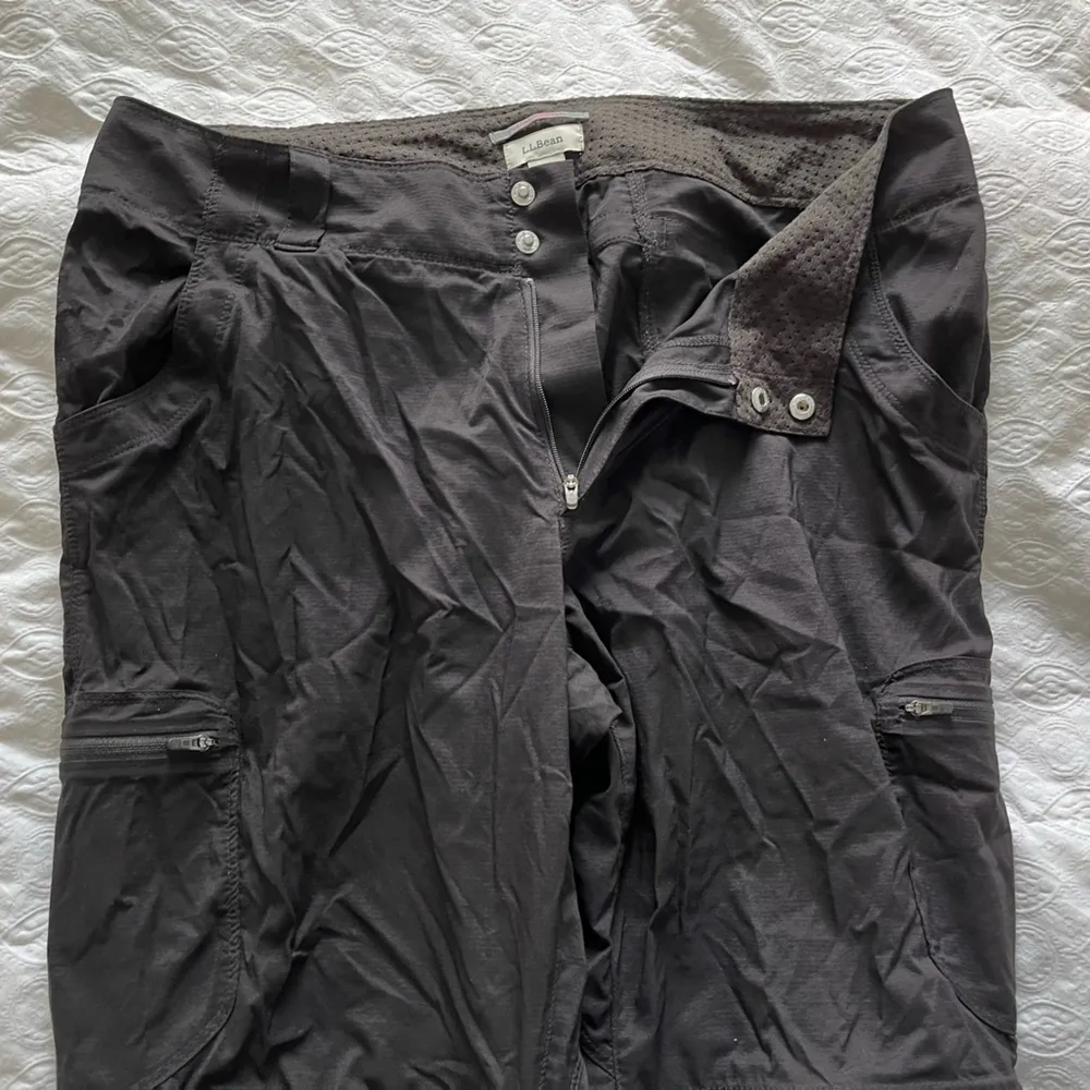 LL Bean black zip off pants - Image 3