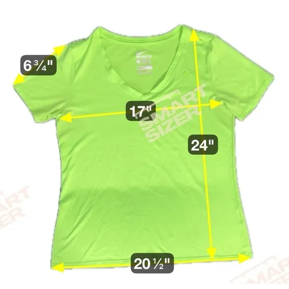 NIKE Women Large Dri-Fit Athlete Training Running Green Shirt Activewear Jog Gym - Image 4