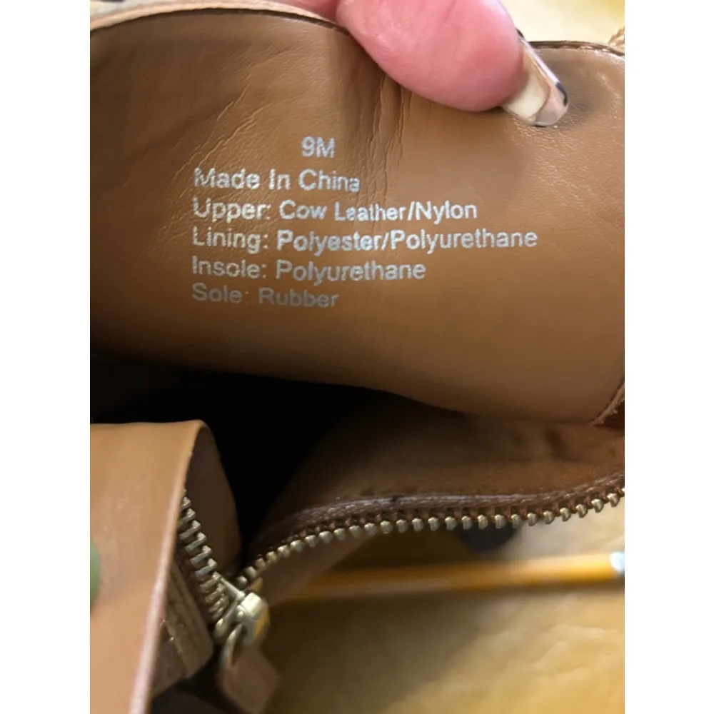 Women's Gibson + Latimer Boots, Brown, Size 9M - Image 4