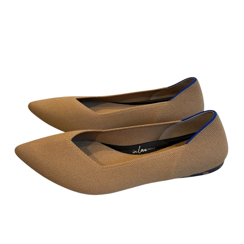 ROTHY'S The Point Ballet Flats In Retired Driftwood w/in love insole, Sz 12 - Image 5