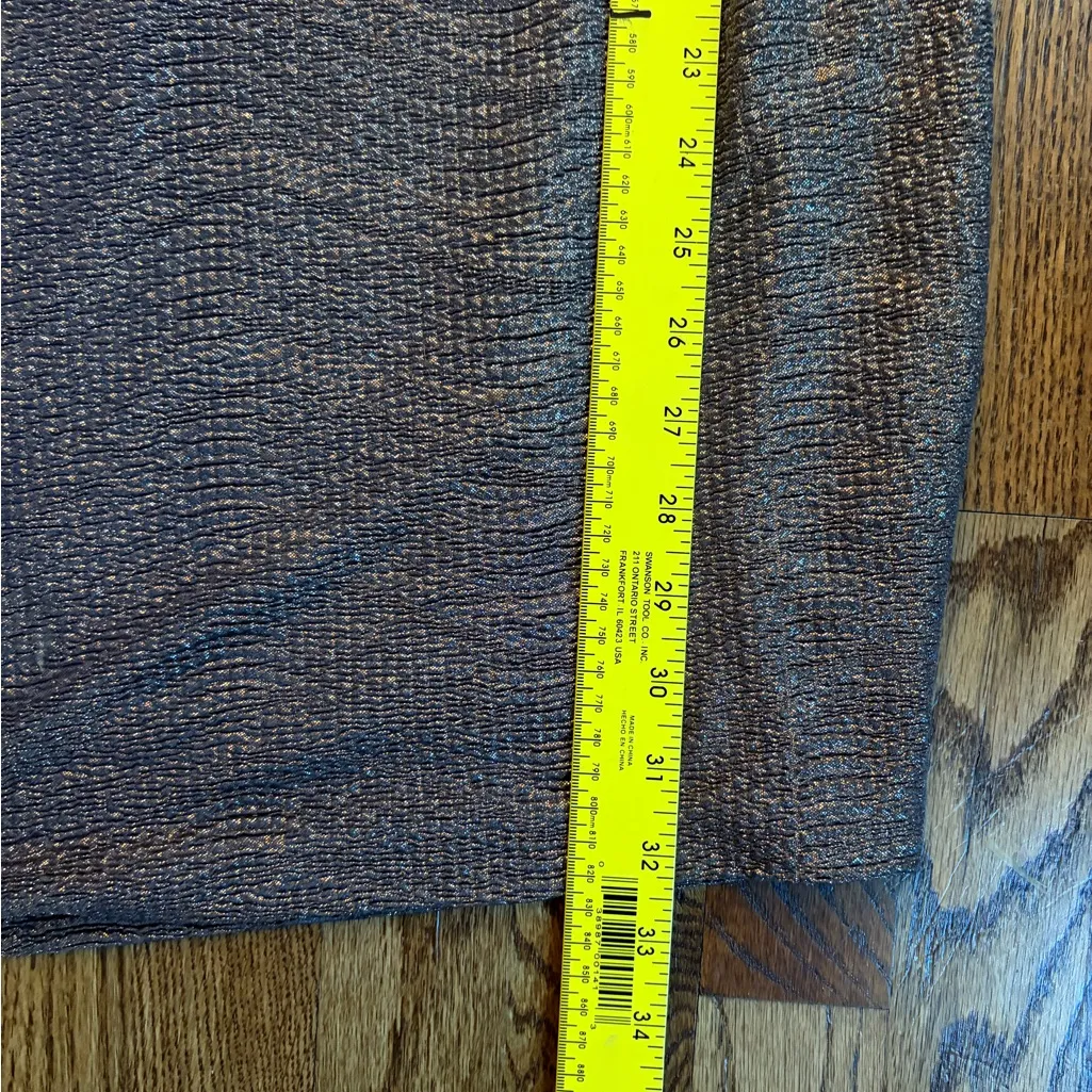 LAUREN Ralph Lauren Bronze Gold One-Shoulder Cocktail Dress – Size 10 - Image 7