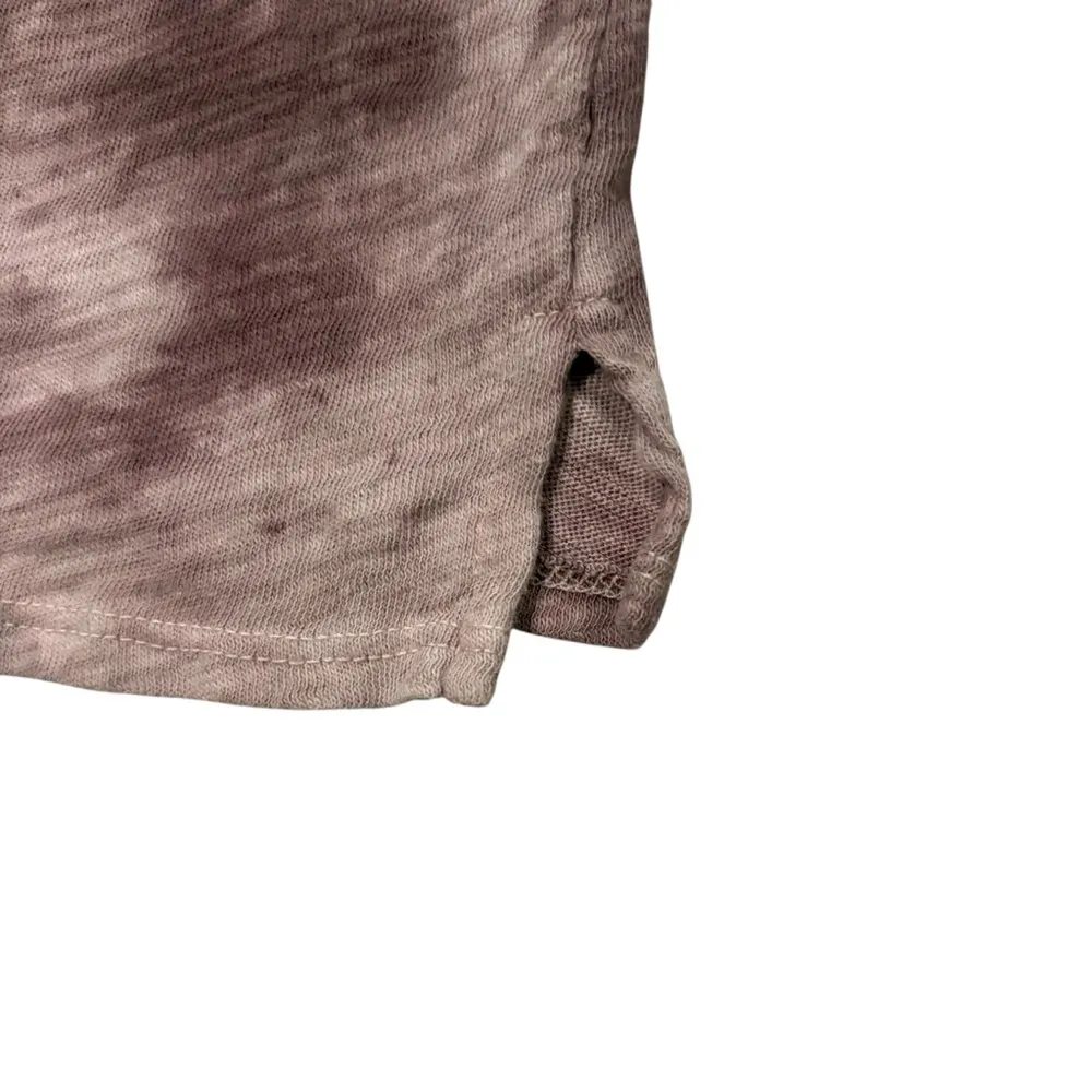 ATM Tie Dye Slub Jersey Cotton Short Sleevd Crew Neck Tee Shirt, Sz L Purple Size L - Image 10