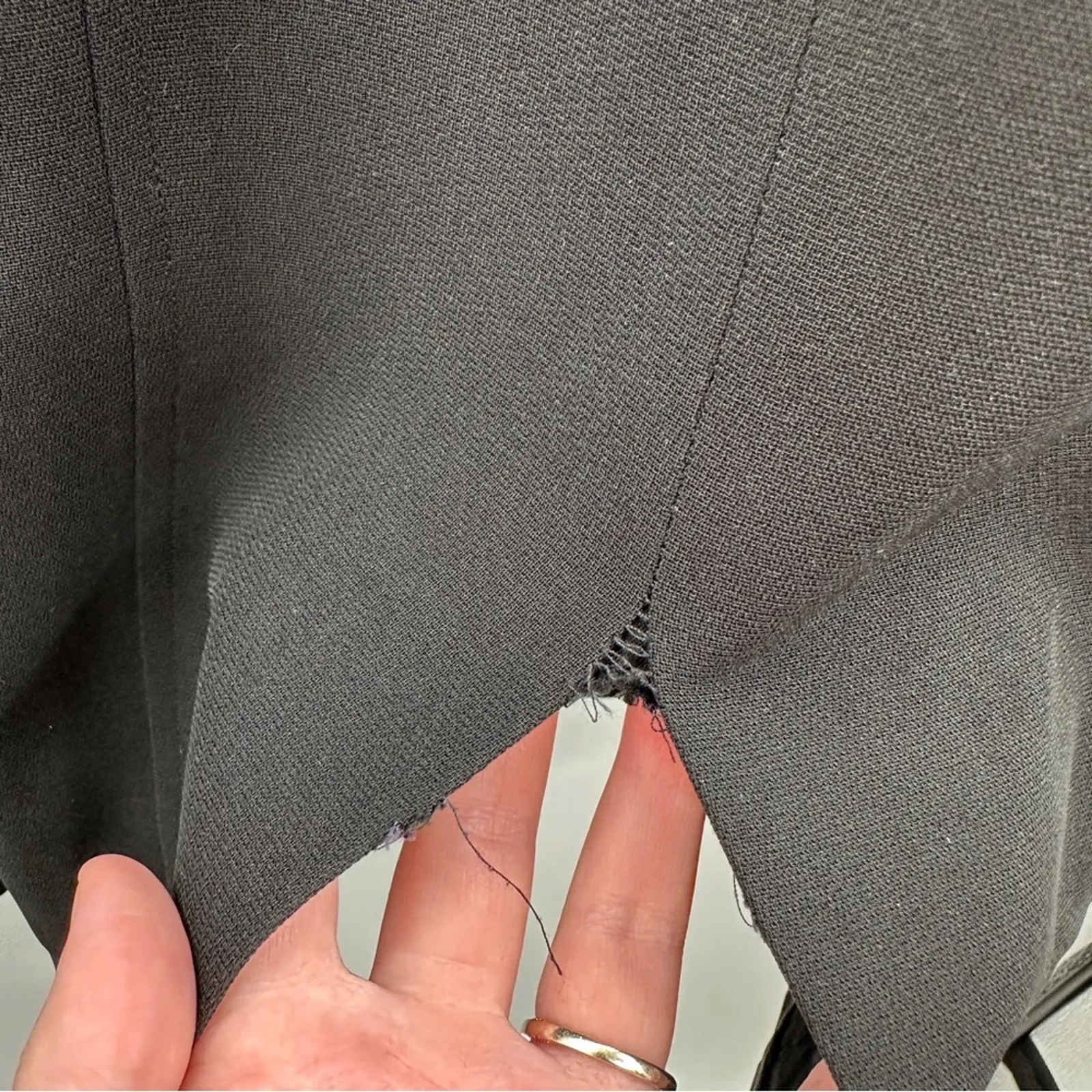 JS Collections Ruffle Collar Crepe Pink & Black Sleeveless Sheath Dress Size 10 - Image 9