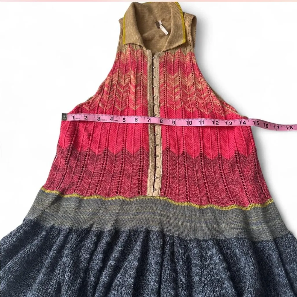 Women's Free People Sleeveless Peplum
Polo Knit Hi-Low Sweater Top. - Image 5