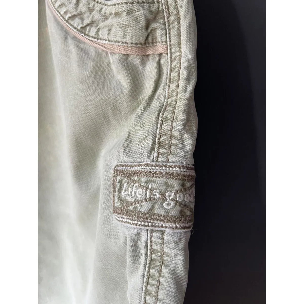 Life is Good Women's Casual Khaki Shorts XL - Image 4