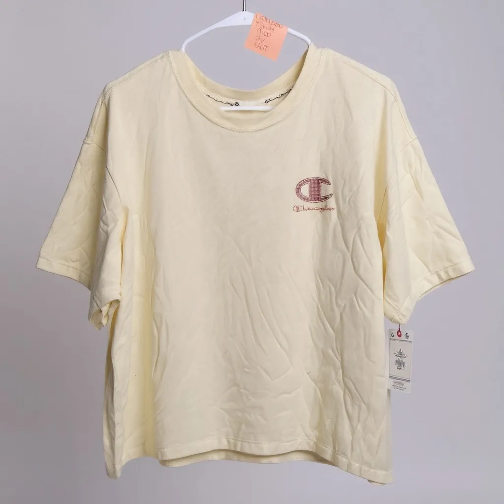 Champion Natural Tee with Logo - Image 2