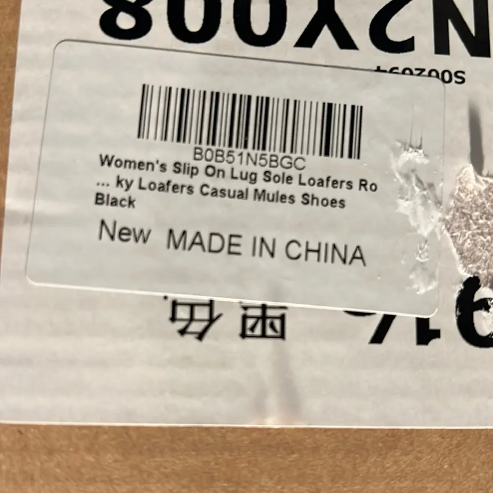 ZBY Women’s slip on loafers mules . New . Size 9.5 Black - Image 6